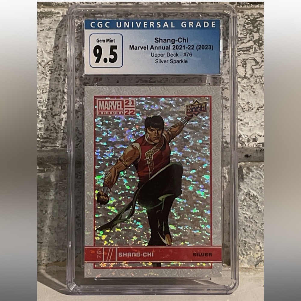 Marvel Shang-Chi Card with Red and White Design